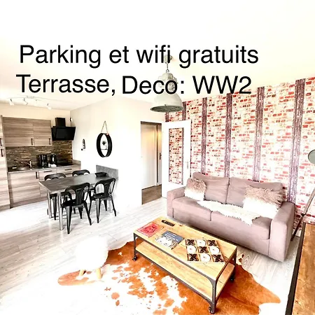 Lägenhet Le Way, Style Seconde Guerre Et Terrasse Caen
